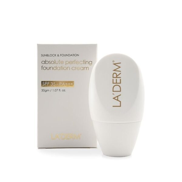 LA’DERM P-erfecting Foundation Cream SPF35 – Brown