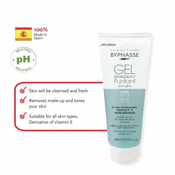 BYPHASSE Purifying Cleansing Gel - Vegan