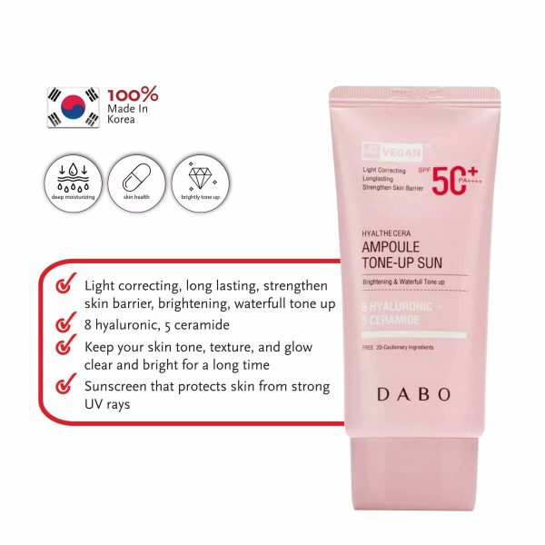 DABO Hyal The Cera Ampoule Tone-Up Sun -Vegan