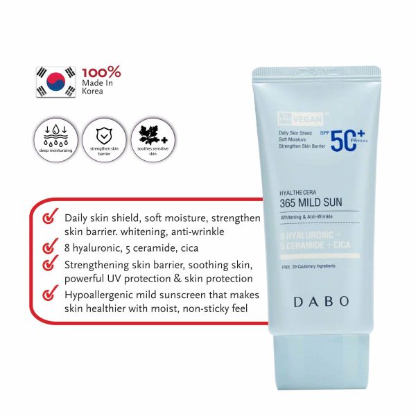 DABO Hyal The Cera 365 Mild Sun - Vegan