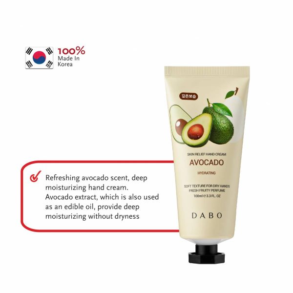 DABO Skin Relief Hand Cream Avocado