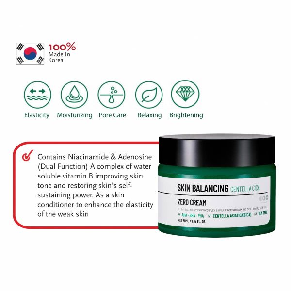 DEARBOO Skin Balancing Centella Cica Zero Cream