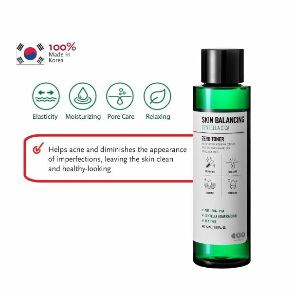 DEARBOO Skin Balancing Centella Cica Zero Toner