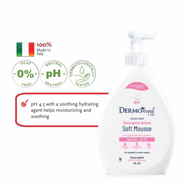 DERMOMED Intimate Wash Sensitive Soft Mousse
