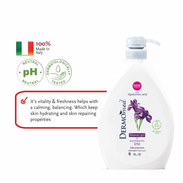 DERMOMED Shower Gel Iris With Hyaluronic Acid
