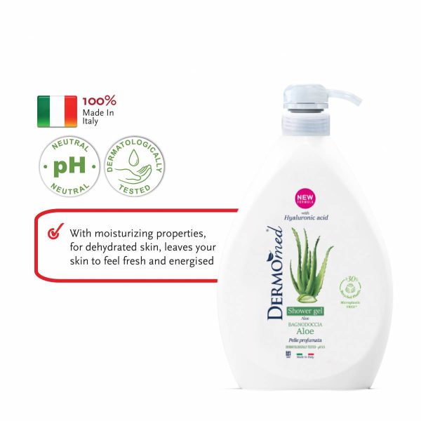 DERMOMED Shower Gel Aloe With Hyalurnic Acid