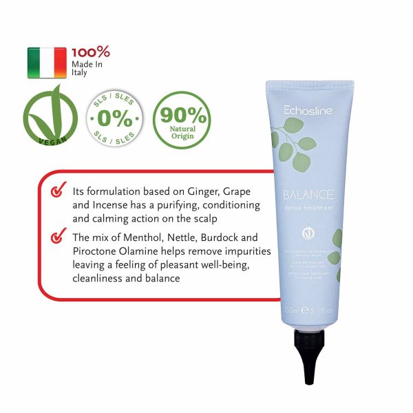 ECHOSLINE Balance Detox Hair Treatment (Veganok)