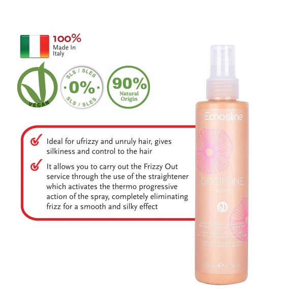 ECHOSLINE Discipline Spray (Veganok)- Anti-Frizz Smoothing Spray