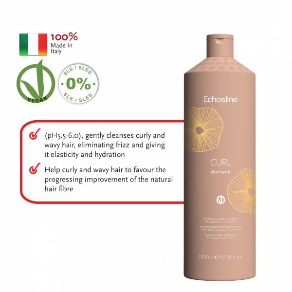 ECHOSLINE Veganok Curl Shampoo