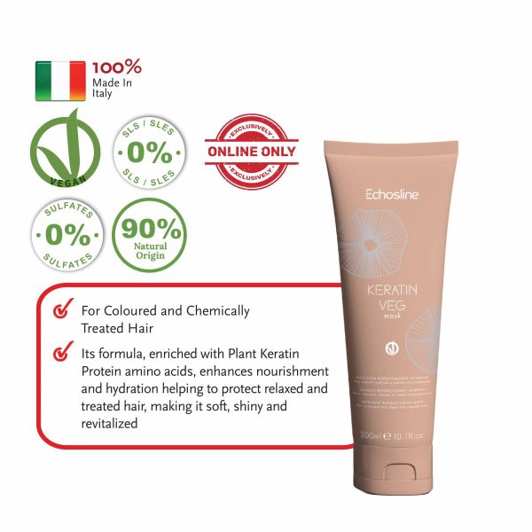 ECHOSLINE Veganok Keratin VEG Intensive Restructuring Mask