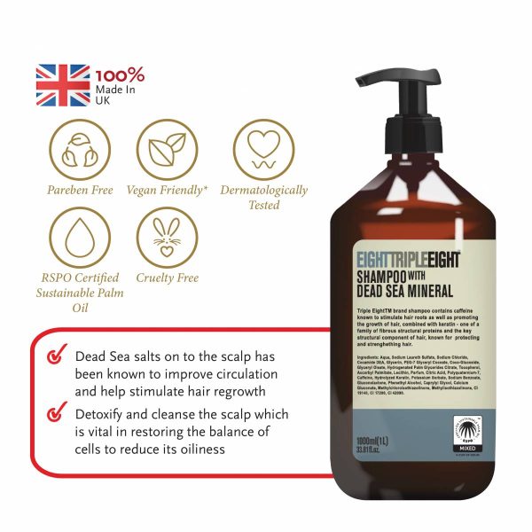 EIGHT TRIPLE EIGHT Dead Sea Shampoo