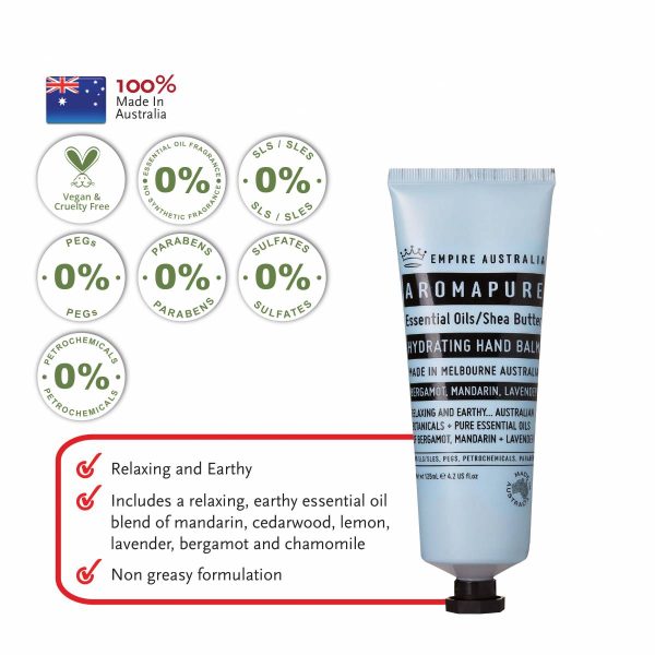 EMPIRE AUSTRALIA Aromapure Bergamot, Mandarin & Lavender Hydrating Hand Balm
