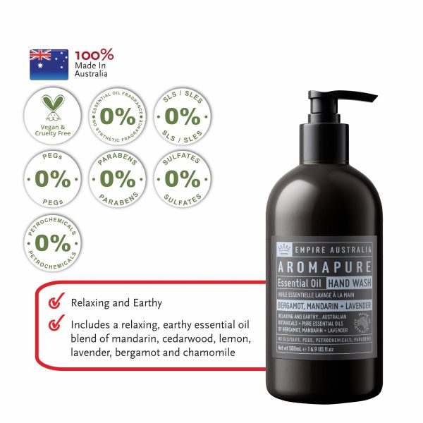 EMPIRE AUSTRALIA Aromapure Bergamot, Mandarin & Lavender Hand Wash