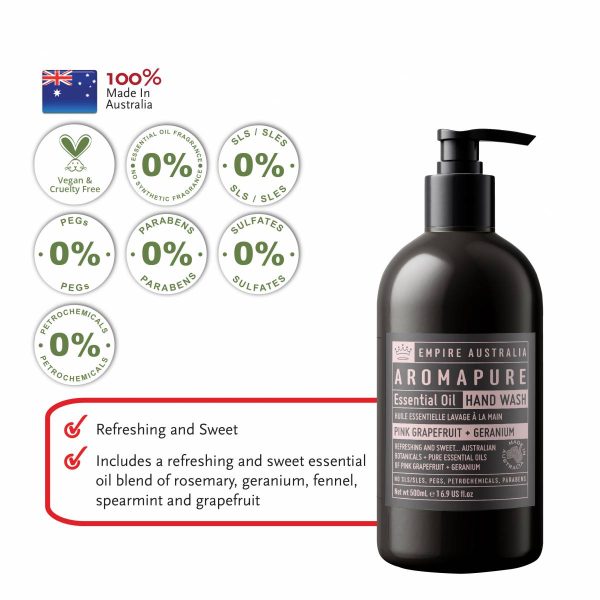 EMPIRE AUSTRALIA Aromapure Pink Grapefruit & Geranium Hand Wash