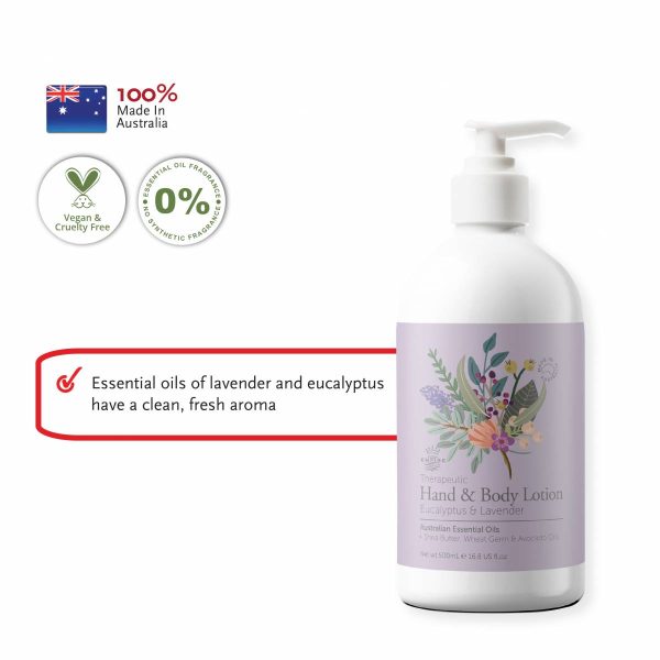 EMPIRE AUSTRALIA Therapeutic Hand & Body Lotion – Eucalyptus & Lavender