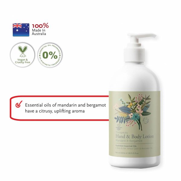 EMPIRE AUSTRALIA Therapeutic Hand & Body Lotion – Mandarin & Bergamot
