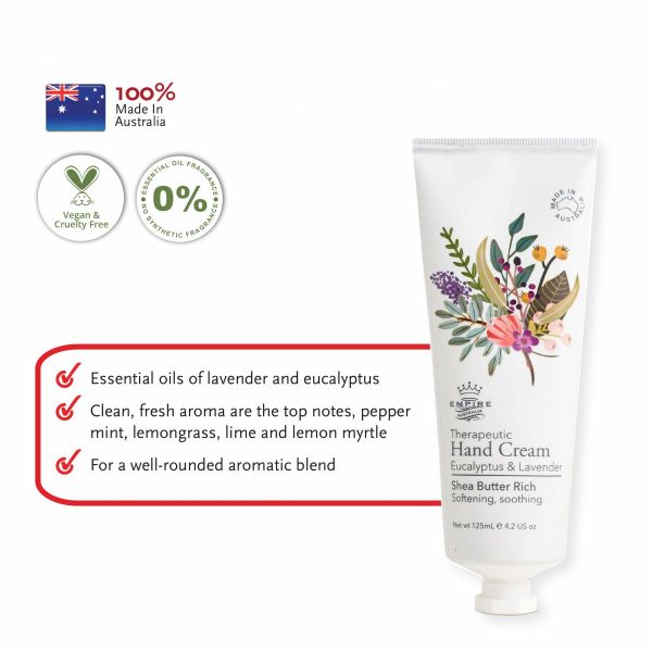 EMPIRE AUSTRALIA Therapeutic Hand Cream - Eucalyptus & Lavender