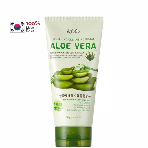 ESFOLIO Aloe Vera Soothing Cleansing Foam