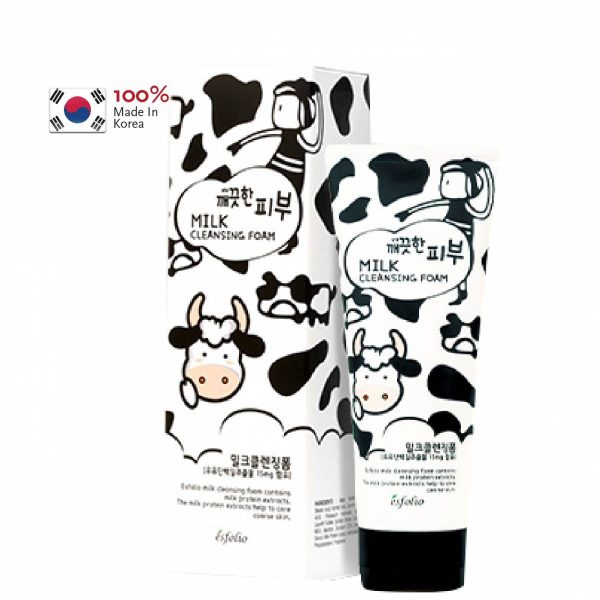 ESFOLIO Pure Skin Milk Cleansing Foam