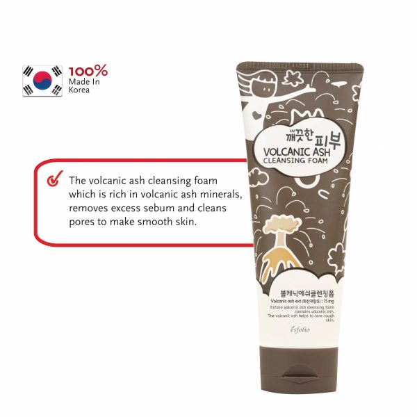 ESFOLIO Volcanic Ash Cleansing Foam
