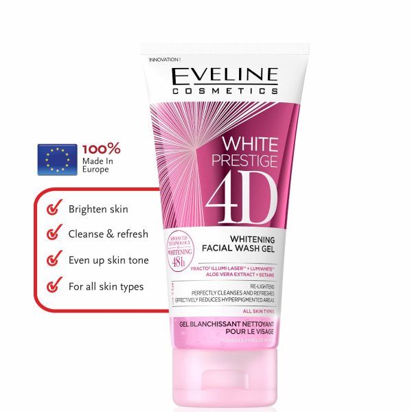 EVELINE White Prestige 4D Whitening Facial Wash Gel