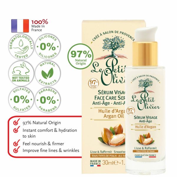 LE PETIT Olivier Face Care Serum Anti-Aging - Argan Oil