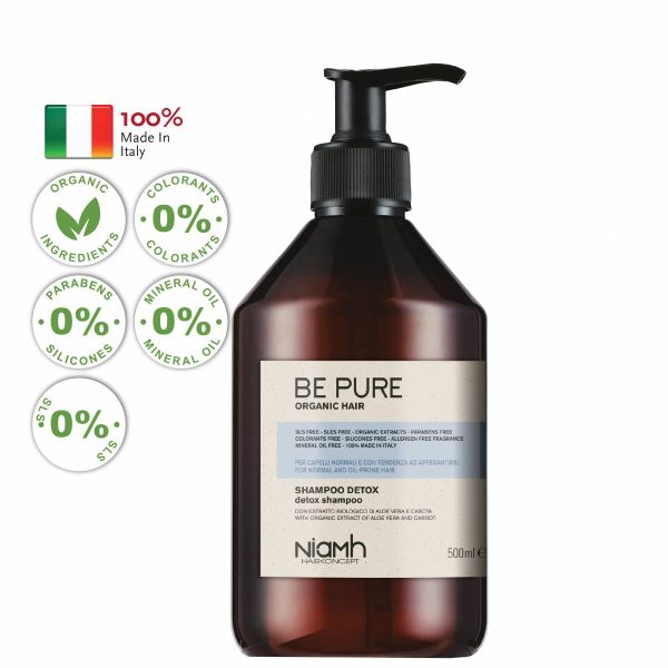 NIAMH BE PURE Detox Shampoo For Normal And Oil - Prone Hair