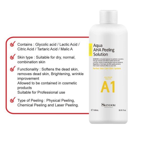 SKINDOM A1 Aqua AHA Peeling Solution
