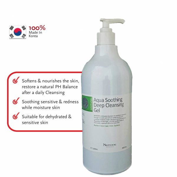 SKINDOM Aqua Soothing Deep Cleansing Gel