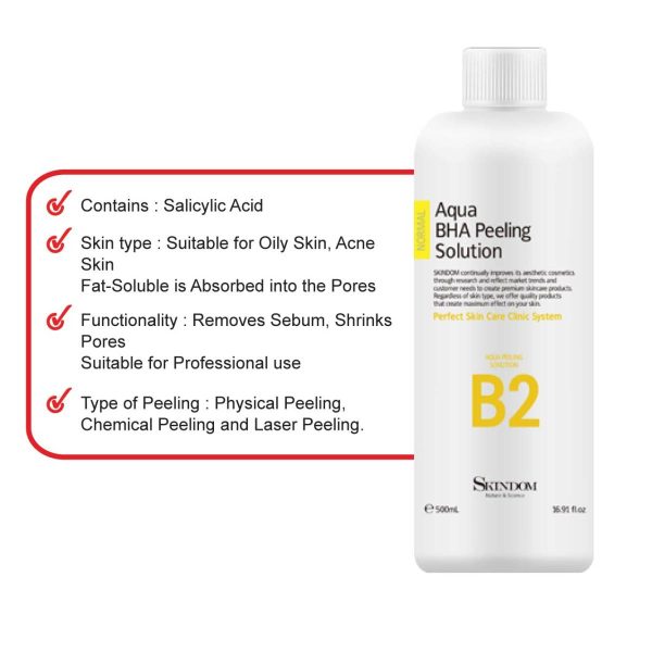 SKINDOM B2 Aqua BHA Peeling Solution