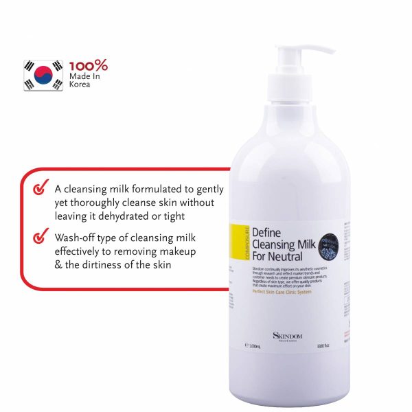 SKINDOM Define Cleansing Milk For Neutral