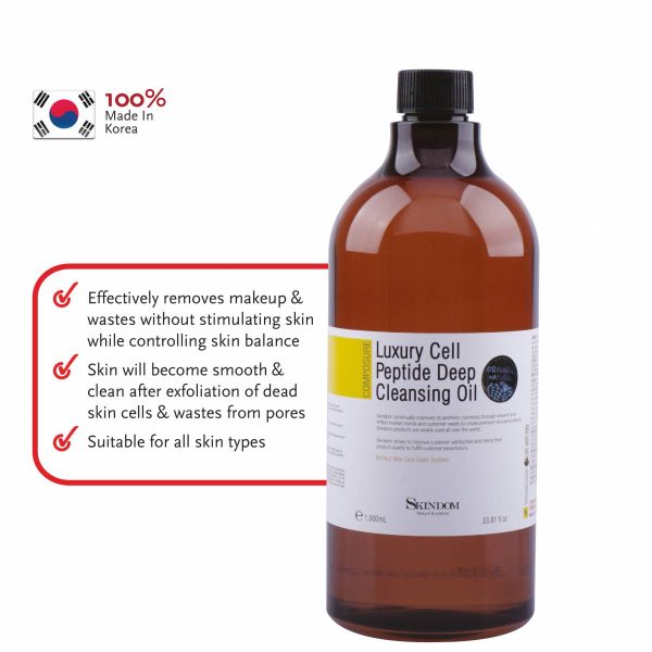 SKINDOM Luxury Cell Peptide Deep Cleansing Oil